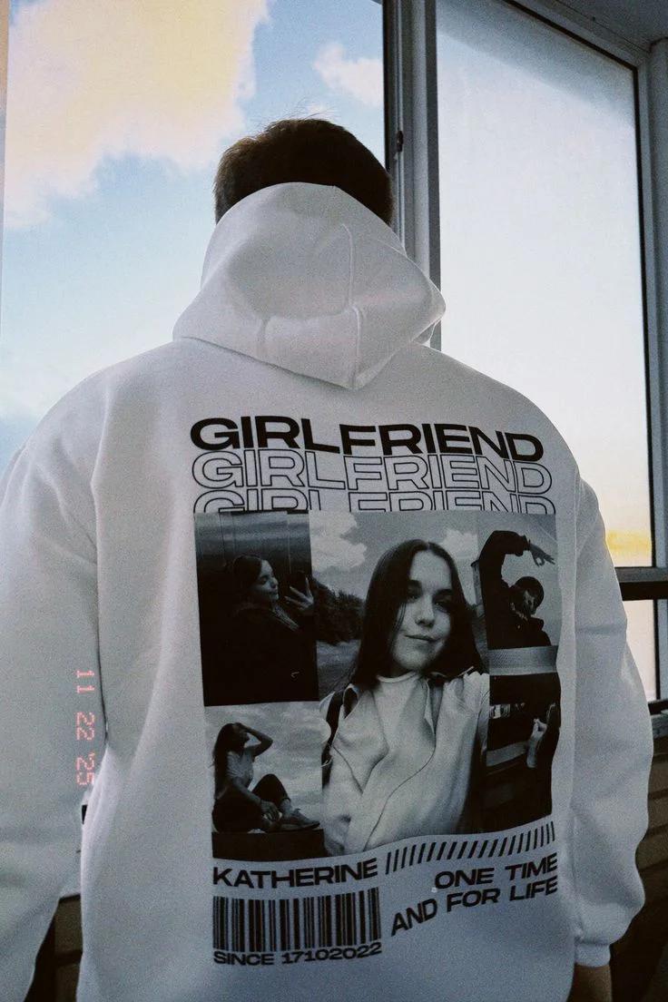 Худи с фото-принтом GIRLFRIEND