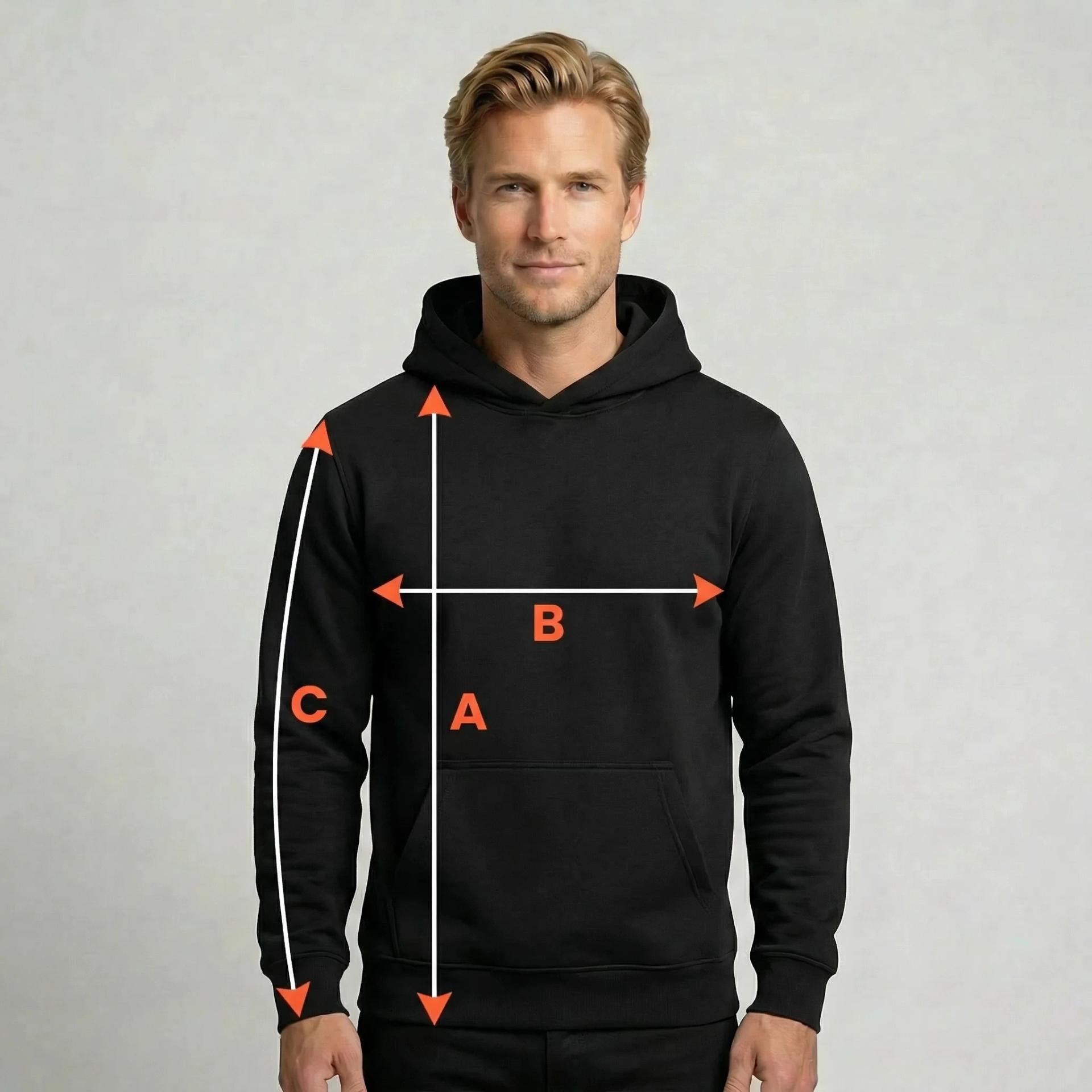 Схема замеров — Худи