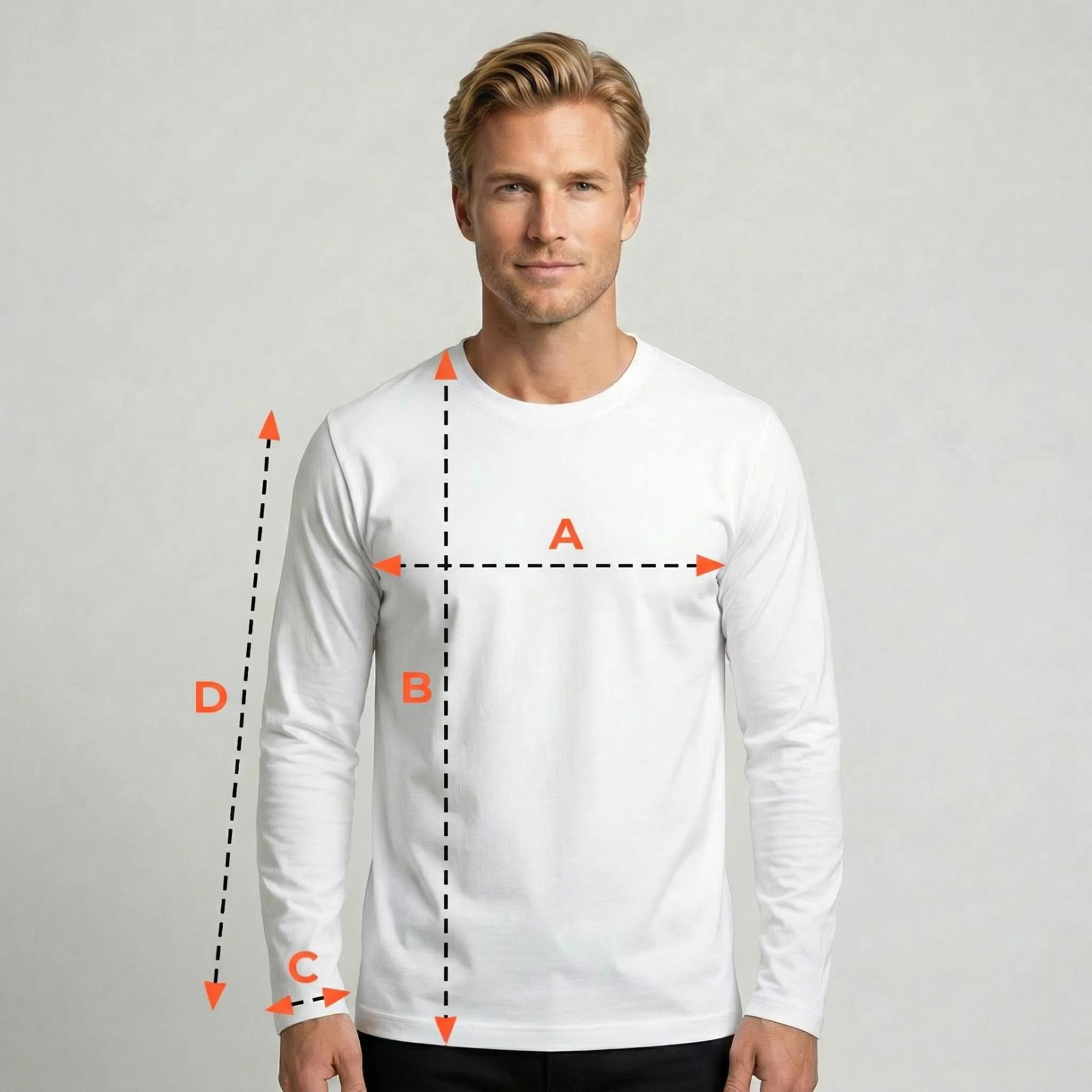 Схема замеров — Лонгслив