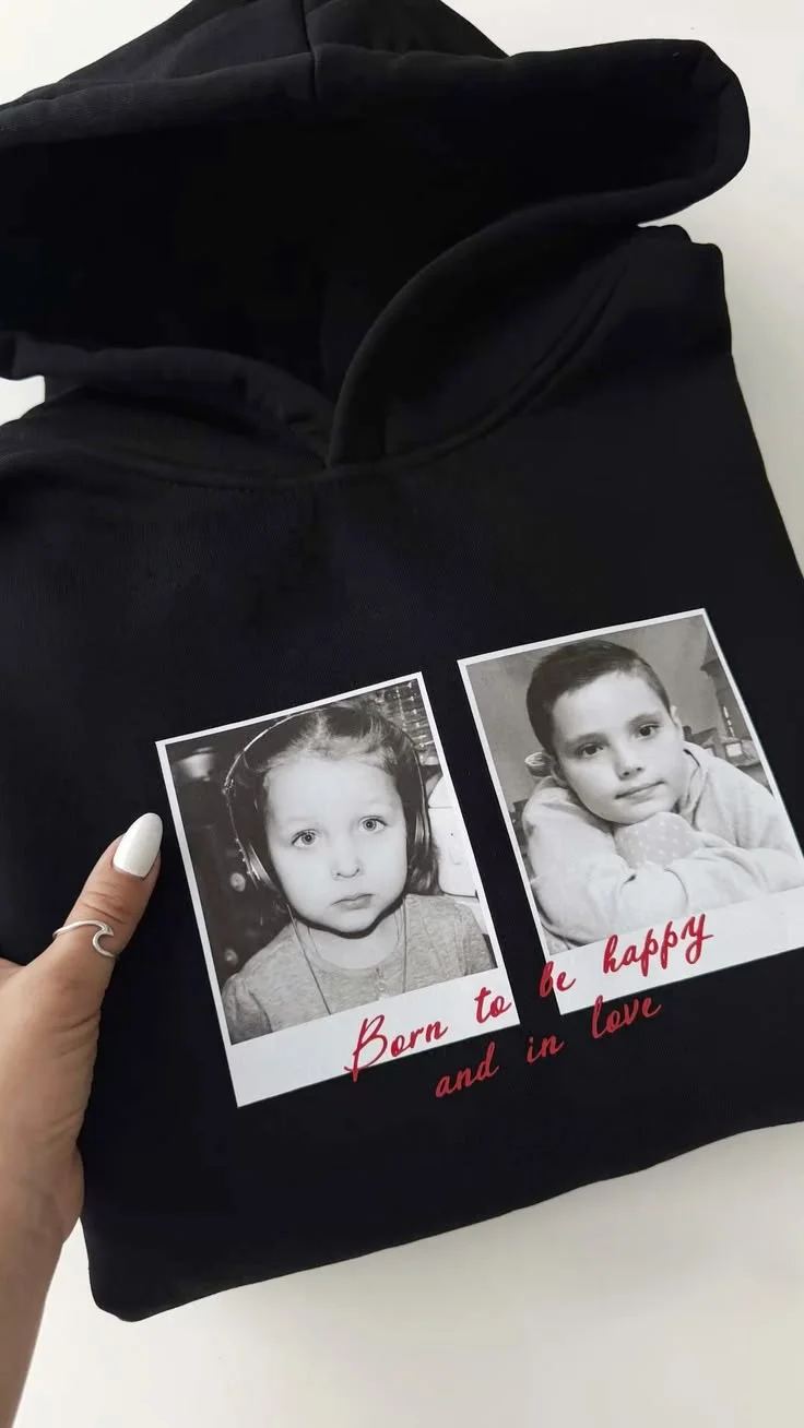 Худи с принтом OFLAINK — авторский брендинг