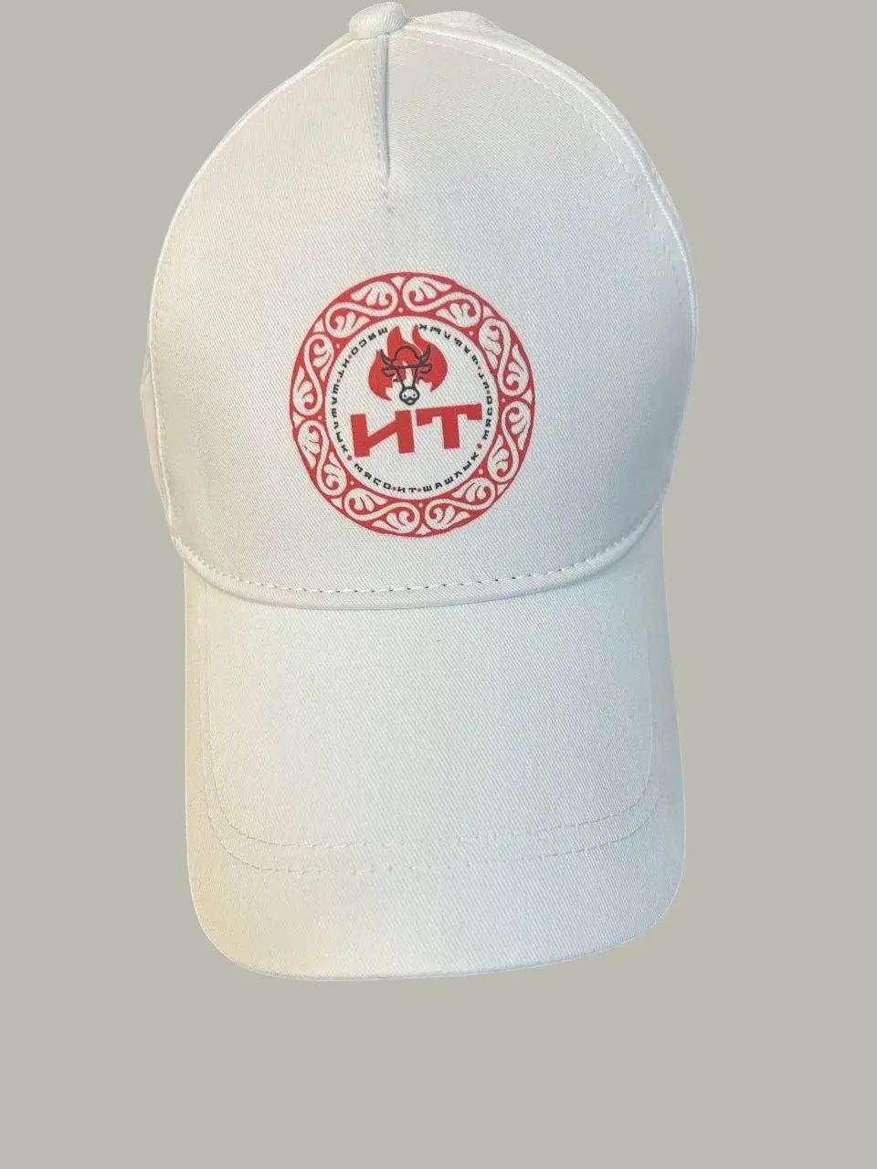 Чёрная кепка с круглым логотипом — мерч команды