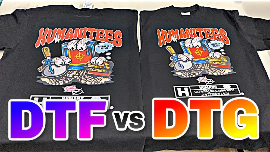 DTF vs DTG: что лучше для печати на футболках и мерче